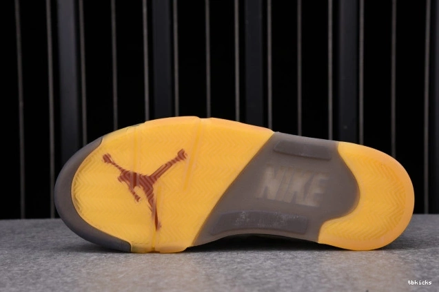 Rep TBK DH8565-100 OFF-WHITE Sail Jordan Retro 5 0720
